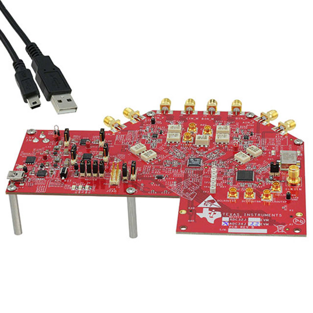 ADC34J22EVM Texas Instruments  Cartes d'évaluation - Convertisseurs analogique-numérique (CAN)